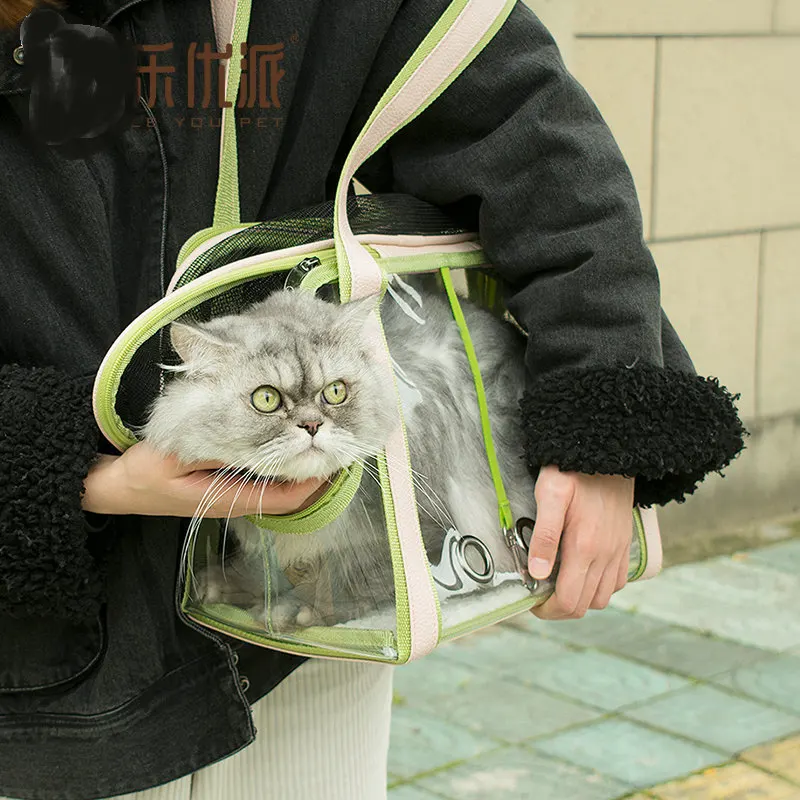 Windowed Shoulder Pet Carrier Bag